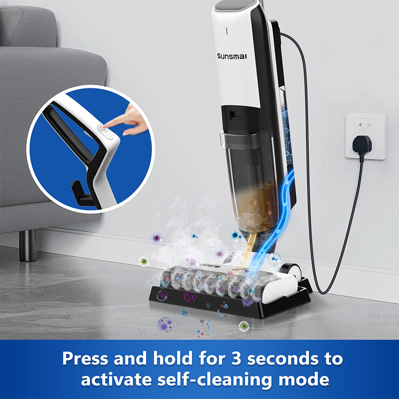 4-in-1 Steam & Self-Cleaning Wet/Dry Vacuum