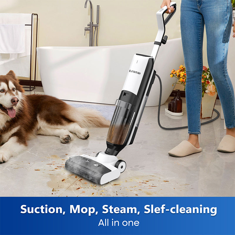 4-in-1 Steam & Self-Cleaning Wet/Dry Vacuum